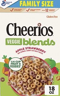 Cheerios Veggie Blends Apple Strawberry