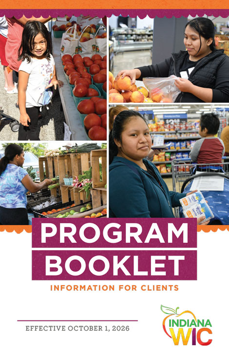 Indiana WIC Program Booklet cover